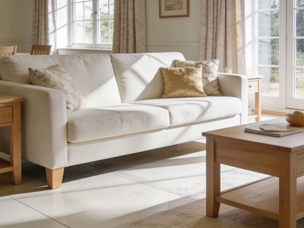 A tidy living room after a regular domestic clean in Shrewsbury